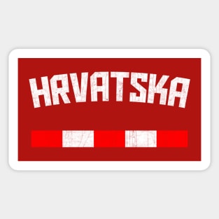 Hrvatska / Croatian Vintage Style Design Sticker